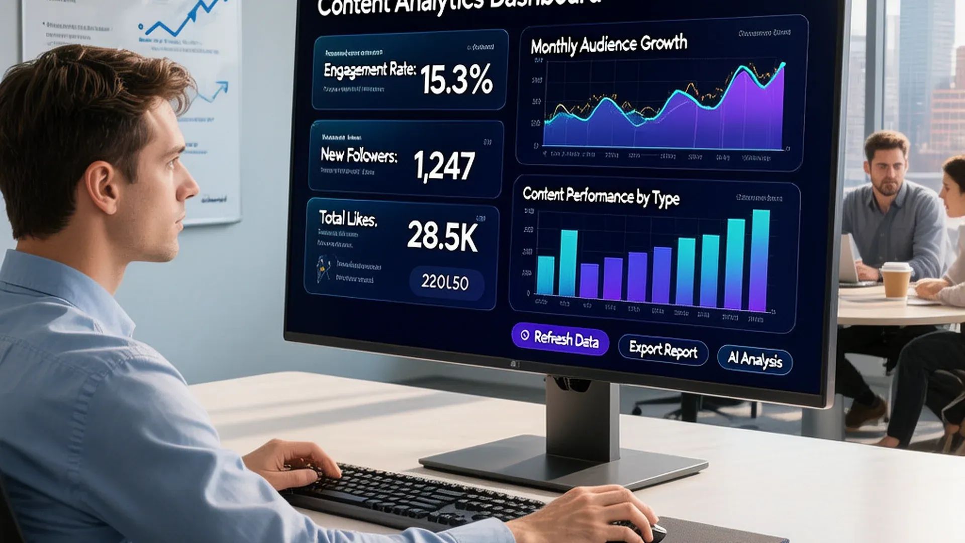 AI智能选题和数据驱动内容分发,上海品牌团队案例