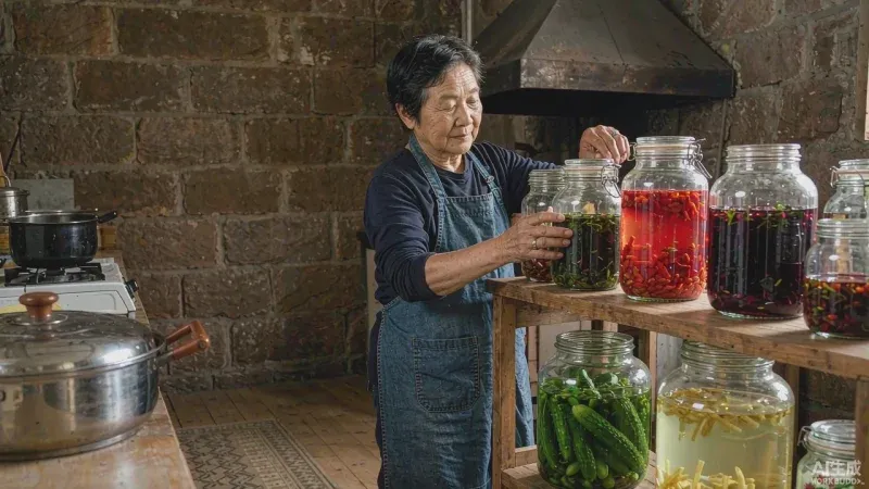 会腌一百种咸菜的阿婆：孙子用AI把老手艺变成城里人抢着买的手作课-修愚