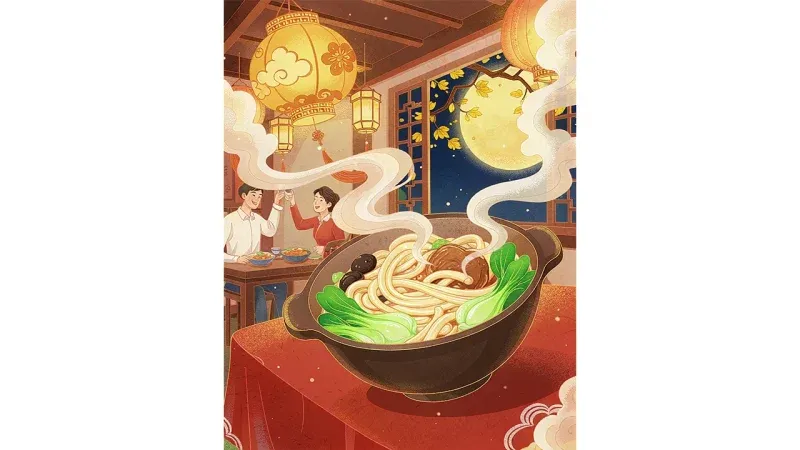 请人做张海报三百?面馆老板用AI三十秒出一张带文案的节气图-修愚