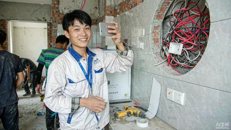 技术顶呱呱却没客户？装修工长用AI把工地照变成接单广告-修愚
