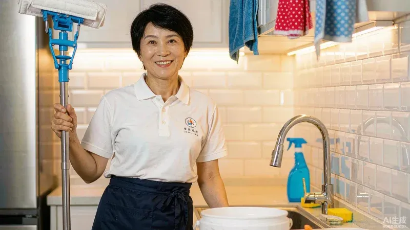 发“专业保洁”没人理？阿姨用AI把厨房油垢拍成前后对比，业主群疯传-修愚